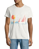 Sol Vela Sailboat T-Shirt, White
