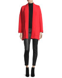 Boiled Wool Kimono Jacket