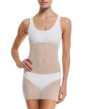 Mesh Tankini Swim Top