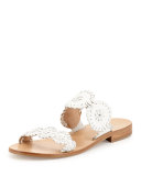 Lauren Double-Strap Sandal, White