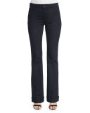 Bailee Mid-Rise Flared Jeans, Dark Night Wash