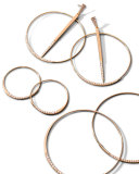 Expose Diamond Sheer Hoop Earrings