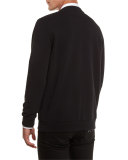 American Dream Varsity Text Sweatshirt, Black