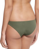 Leather-Strap Swim Bottom