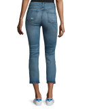 Mid-Rise Cropped Jeans, Stark