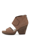 Clip Leather d'Orsay 100mm Sandal, Dusk