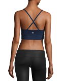 Aria Sports Bra, Navy