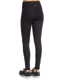 Supanova Sport Leggings W/Mesh Inset, Black