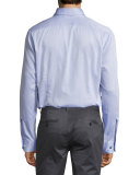 Dotted Sport Shirt, Light Blue