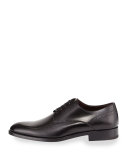 Perforated Derby Shoe, Black