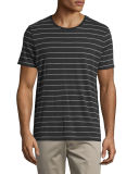 Shadow-Stripe Short-Sleeve Tee