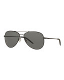 Kannon 59 Polarized Sunglasses, Black
