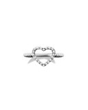 Cable Collectibles Heart Ring with Diamonds