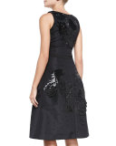 Beaded Embroidered Cocktail Dress 