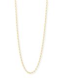 18K Yellow Gold Eight Chain, 20"L