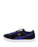 Clyde Suede Low-Top Sneaker, Black