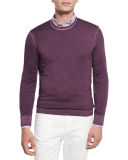 Washed Merino Crewneck Sweater