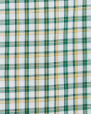 Check Woven Dress Shirt, Green/Yellow