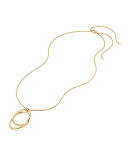 47mm Continuance 18K Gold Pendant Necklace 
