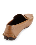 Leather Penny Driver, Light Brown