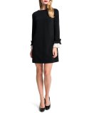 Willa Mini Dress W/ Pleated Cuffs