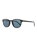Fairmont Men's Acetate Sunglasses, Black 