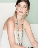 Simulated Pearl Drop Clip Earrings