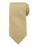 Neat Diamond Silk Tie