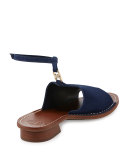 Gemini Link Ankle-Wrap Sandal, Royal Navy