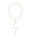 Krista Statement Necklace in Yellow Gold Plate