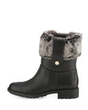 Breene Faux-Fur Boot, Black