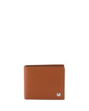 Boston Leather Bi-Fold Wallet, Tan