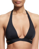 Sirena Wrap Halter Swim Top