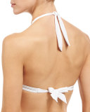 Persian Dance Printed Halter Swim Top, Available in D Cup