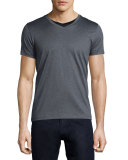 Cansitro V-Neck Tee, Gray