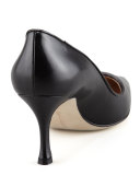 Newcio Kidskin Pump, Black