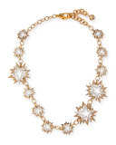 Cosmic Two-Tone Star Station Necklace