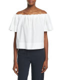 Off-The-Shoulder Cropped Top