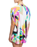 St. Tropez Printed Kimono Coverup