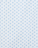 Mini-Print Woven Dress Shirt, White/Light Blue