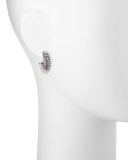 Sterling Silver Etched Hoop Earrings