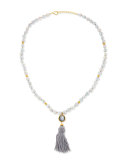 Baroque Pearl Tassel Necklace