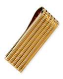 Ridge Gold-Plated Money Clip