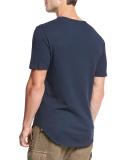 Raw-Hem Crewneck T-Shirt