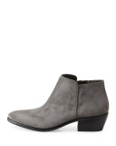 Petty Suede Ankle Boot, Slate Gray