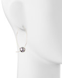 14k Gold Black Tahitian Pearl Earrings