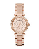 Mini Parker Rose Golden Stainless Steel Watch