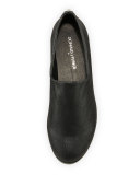 Vilaa Nubuck Slip-On Flat, Black