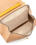 Drew Small Chain Shoulder Bag, Sand