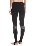 West Coast Laser-Cut Performance Leggings, Black